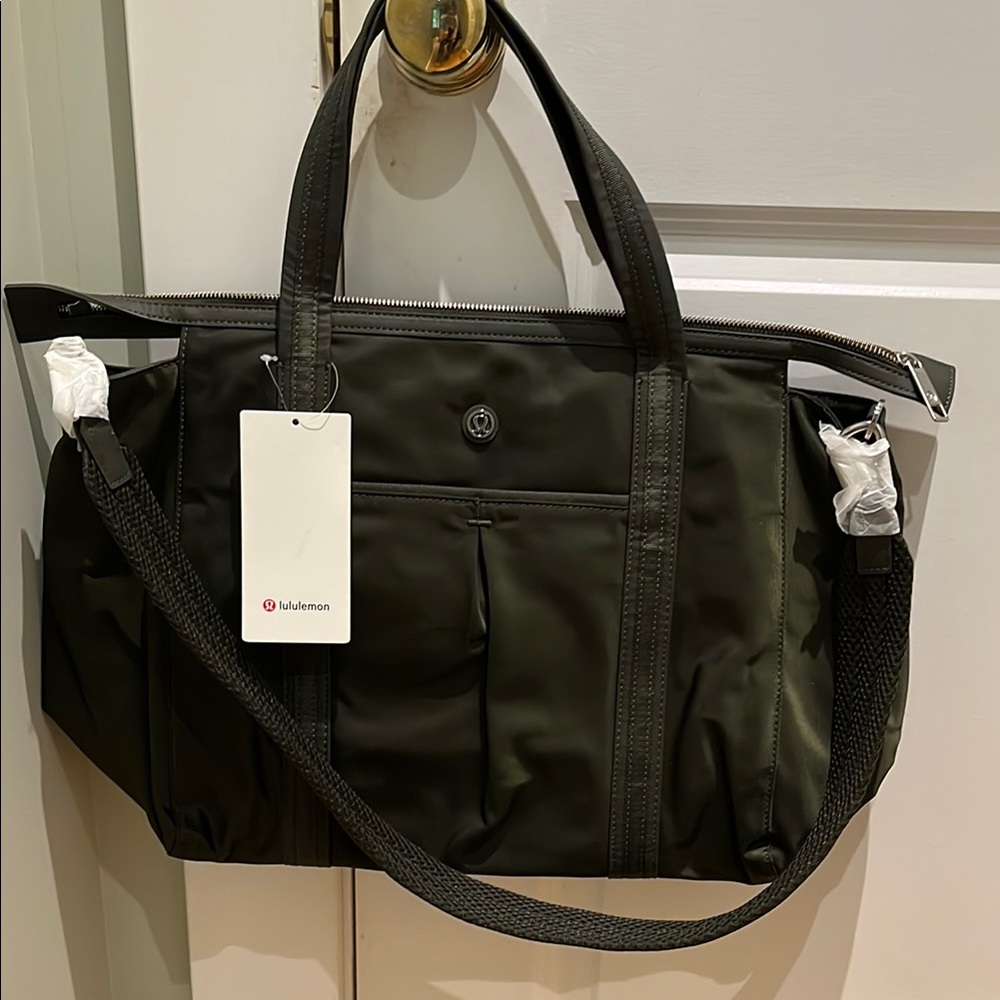 Lululemon Black Tote Bag